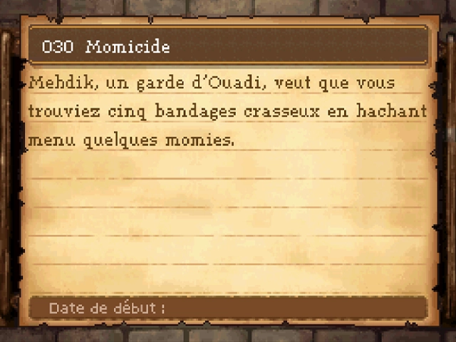 Quête : Momicide